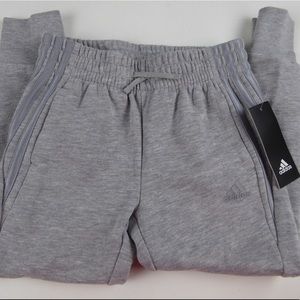 Adidas Fleece Lined 3 Stripe Jogger Sweatpants NWT